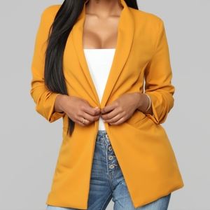 Mustard Blazer